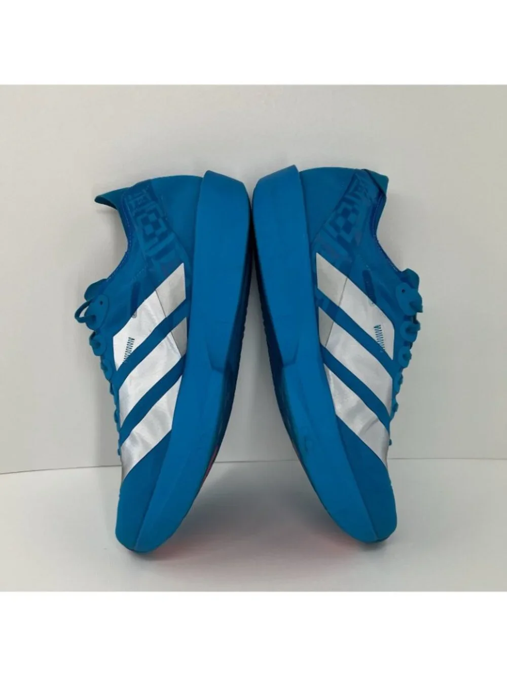 Adidas Adizero Takumi Sen 11 Running Sneakers Mens 13 Racing JR4794 Blue Silver